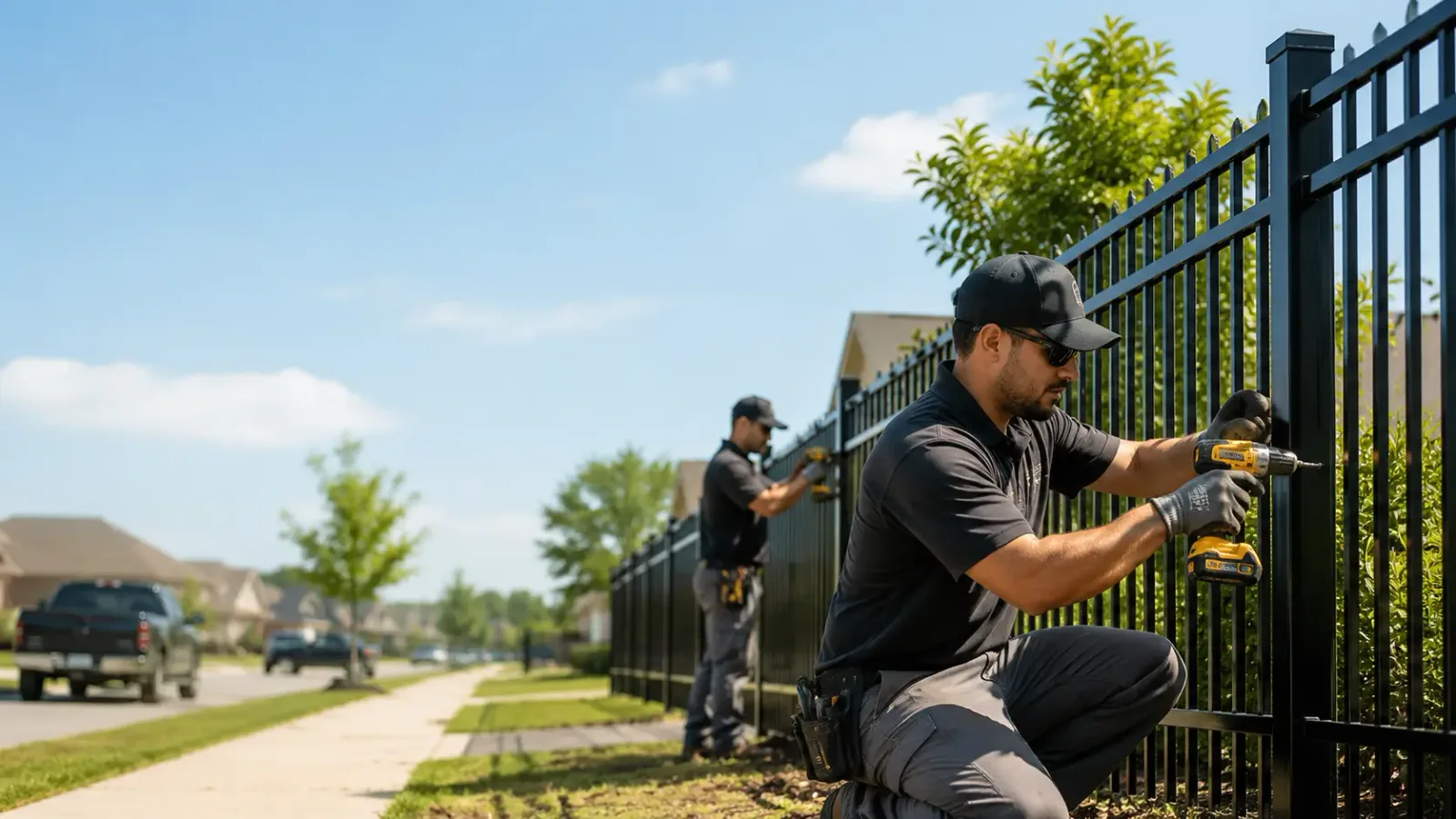 Metal Fence Installation in Lane, OK